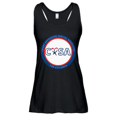 Casa Court Appointed Special Advocates Logo Ladies Essential Flowy Tank