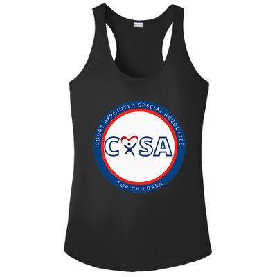 Casa Court Appointed Special Advocates Logo Ladies PosiCharge Competitor Racerback Tank