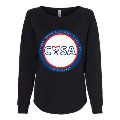 Casa Court Appointed Special Advocates Logo Womens California Wash Sweatshirt