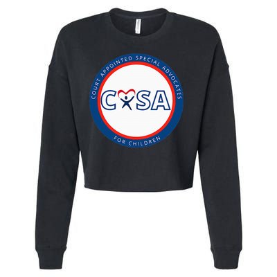 Casa Court Appointed Special Advocates Logo Cropped Pullover Crew