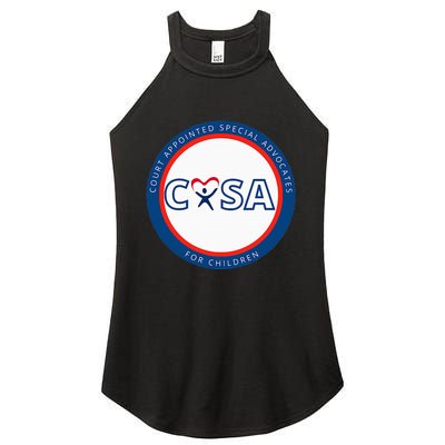 Casa Court Appointed Special Advocates Logo Women's Perfect Tri Rocker Tank