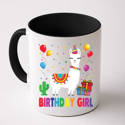 Cool Cute Alpaca Llama Cactus Birthday Girl Party Animal 3090 Mug