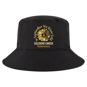 Childhood Cancer Awareness In September We Wear Gold Cool Comfort Performance Bucket Hat