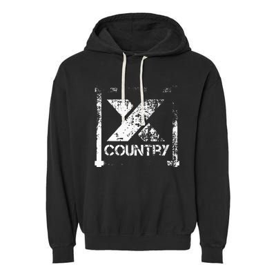 Cross Country Athlete Track Running Garment-Dyed Fleece Hoodie