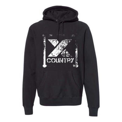 Cross Country Athlete Track Running Premium Hoodie