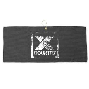 Cross Country Athlete Track Running Large Microfiber Waffle Golf Towel