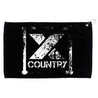 Cross Country Athlete Track Running Grommeted Golf Towel