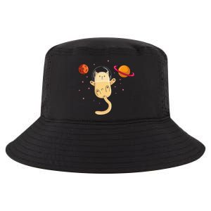 Chibi Cat Astronaut In Space Cool Comfort Performance Bucket Hat