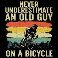 Cool Cycling Art For Grandpa Bicycle Riding Cycle Racing Cooling Performance Crew T-Shirt