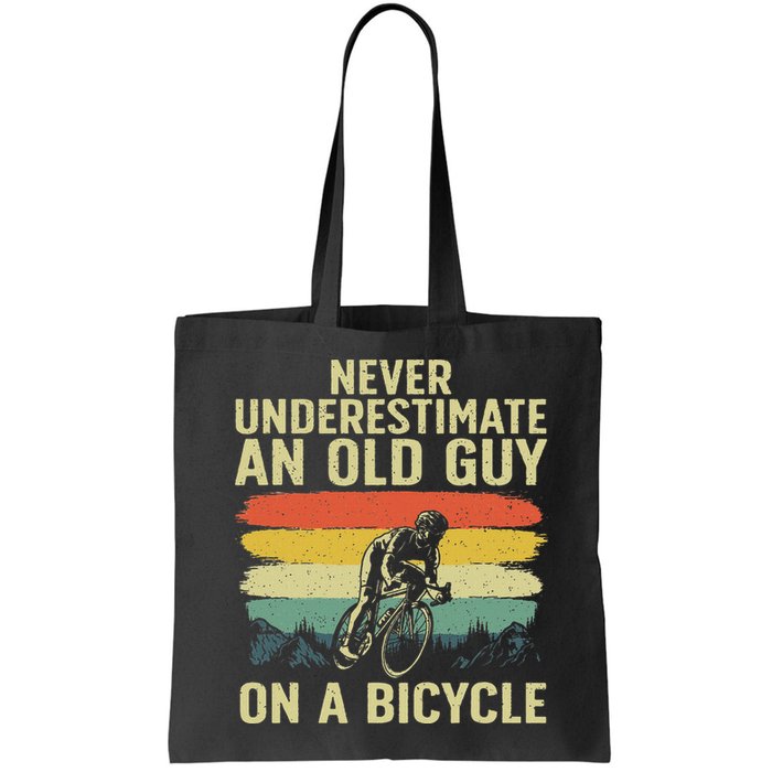 Cool Cycling Art For Grandpa Bicycle Riding Cycle Racing Bag