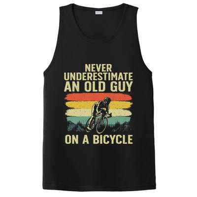 Cool Cycling Art For Grandpa Bicycle Riding Cycle Racing PosiCharge Competitor Tank