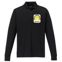 Childhood Cancer Awareness Hope Support Strong Warrior Performance Long Sleeve Polo