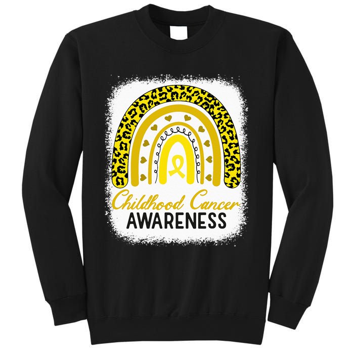 Childhood Cancer Awareness Hope Support Strong Warrior Sweatshirt