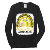 Childhood Cancer Awareness Hope Support Strong Warrior Tall Long Sleeve T-Shirt