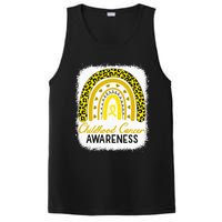 Childhood Cancer Awareness Hope Support Strong Warrior PosiCharge Competitor Tank