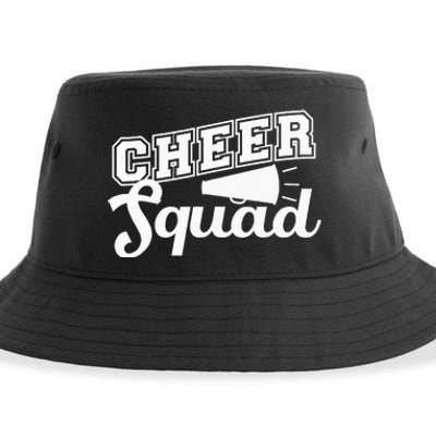 Cute Cheerleader Art Women Girls Cheer Squad Cheer Flyer Sustainable Bucket Hat