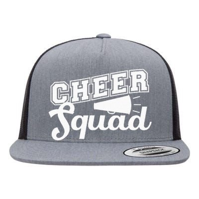 Cute Cheerleader Art Women Girls Cheer Squad Cheer Flyer Flat Bill Trucker Hat