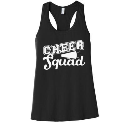 Cute Cheerleader Art Women Girls Cheer Squad Cheer Flyer Women's Racerback Tank