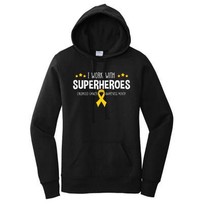 Childhood Cancer Awareness Rn Nurse Pediatric Oncology Women's Pullover Hoodie