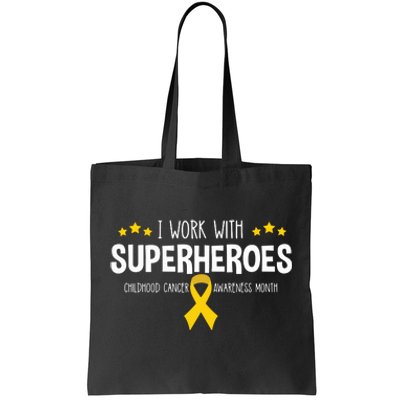 Childhood Cancer Awareness Rn Nurse Pediatric Oncology Tote Bag