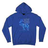 Colon Cancer Awareness Sunflower Elephant Be Kind Gift Hoodie