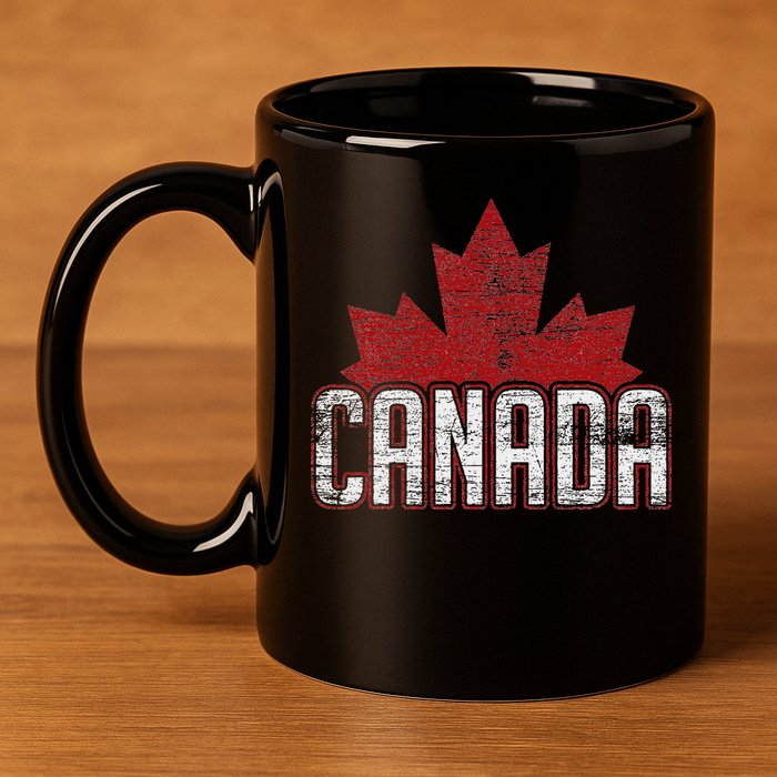 Canada 11oz C Handle Ceramic Mug