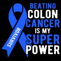 Colon Cancer Awareness Survivor Superpower Gift Mug