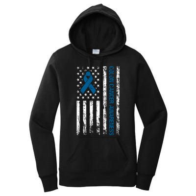 Colon Cancer Awareness Women's Pullover Hoodie