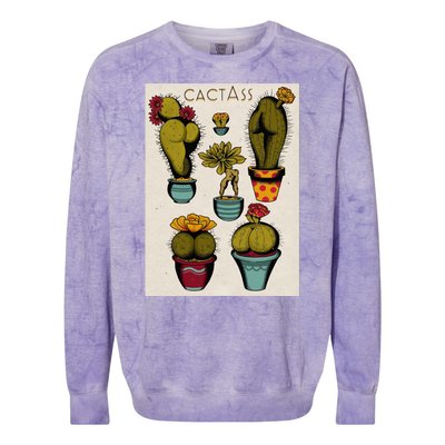 CactAss Colorblast Crewneck Sweatshirt