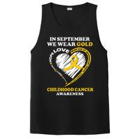 Childhood Cancer Awareness In September We Wear Gold PosiCharge Competitor Tank