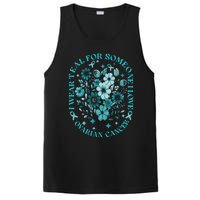 Cervical Cancer Awareness Wildflower I Wear Teal For Cervical Cancer PosiCharge Competitor Tank