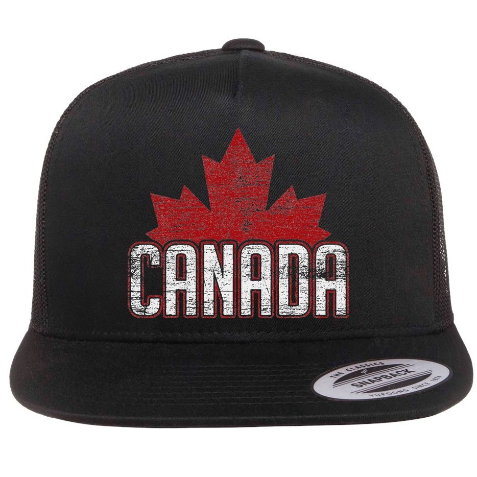 Canada Flat Bill Trucker Hat