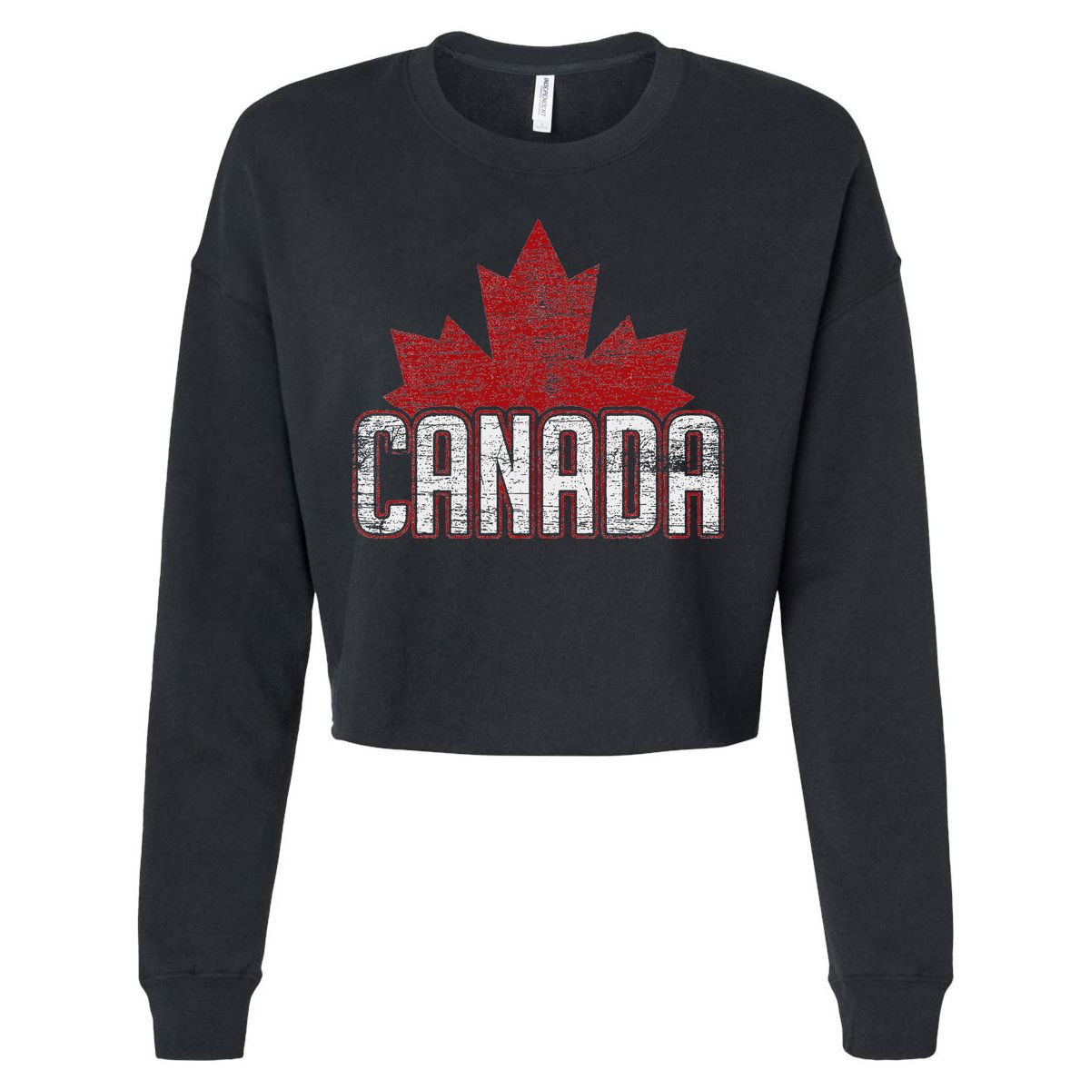Canada Cropped Pullover Crew