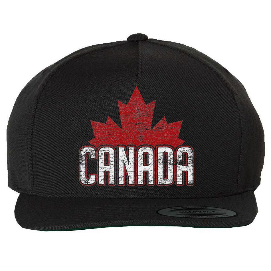 Canada Wool Snapback Cap