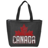 Canada Zip Tote Bag
