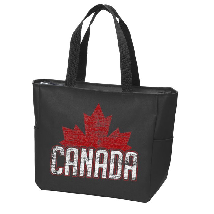 Canada Zip Tote Bag