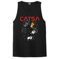 Catsa Cat Astronauts Funny Kitten Space PosiCharge Competitor Tank