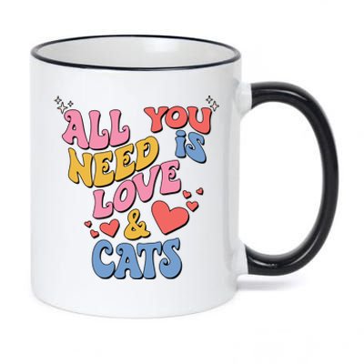 CATS 11oz Black Color Changing Mug