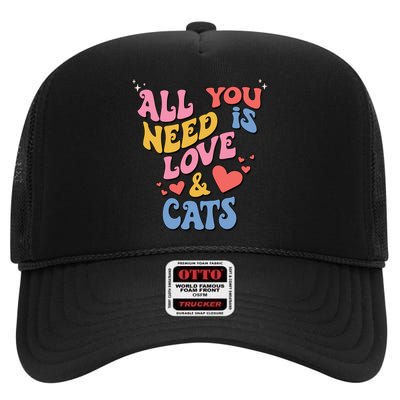 CATS High Crown Mesh Back Trucker Hat