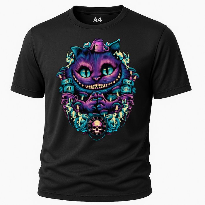 Cheshire Cat Alice In Wonderland Cooling Performance Crew T-Shirt