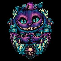 Cheshire Cat Alice In Wonderland Cooling Performance Crew T-Shirt