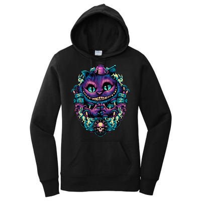 Cheshire Cat Alice In Wonderland Women's Pullover Hoodie