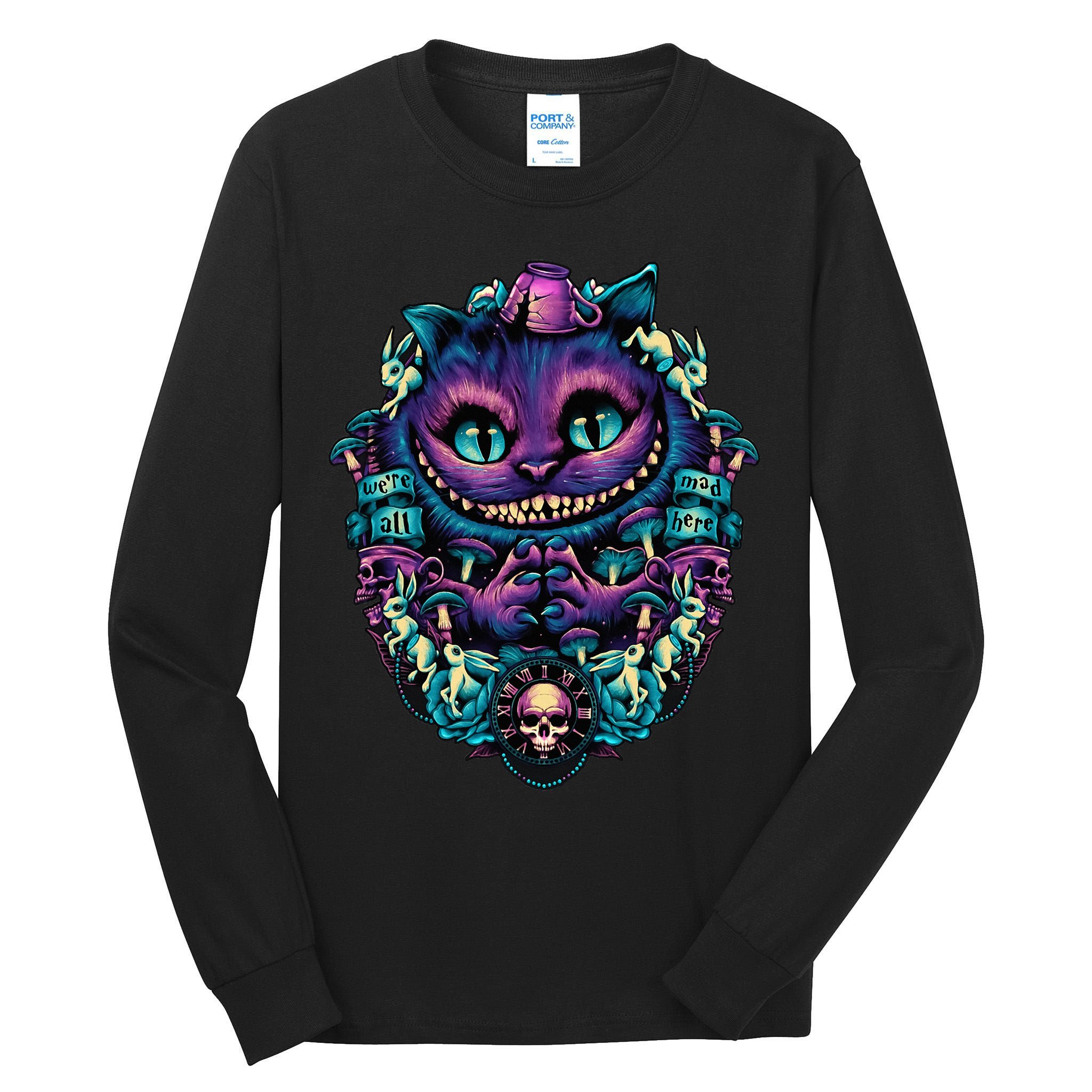 Cheshire Cat Alice In Wonderland Tall Long Sleeve T-Shirt