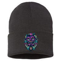 Cheshire Cat Alice In Wonderland Sustainable Knit Beanie