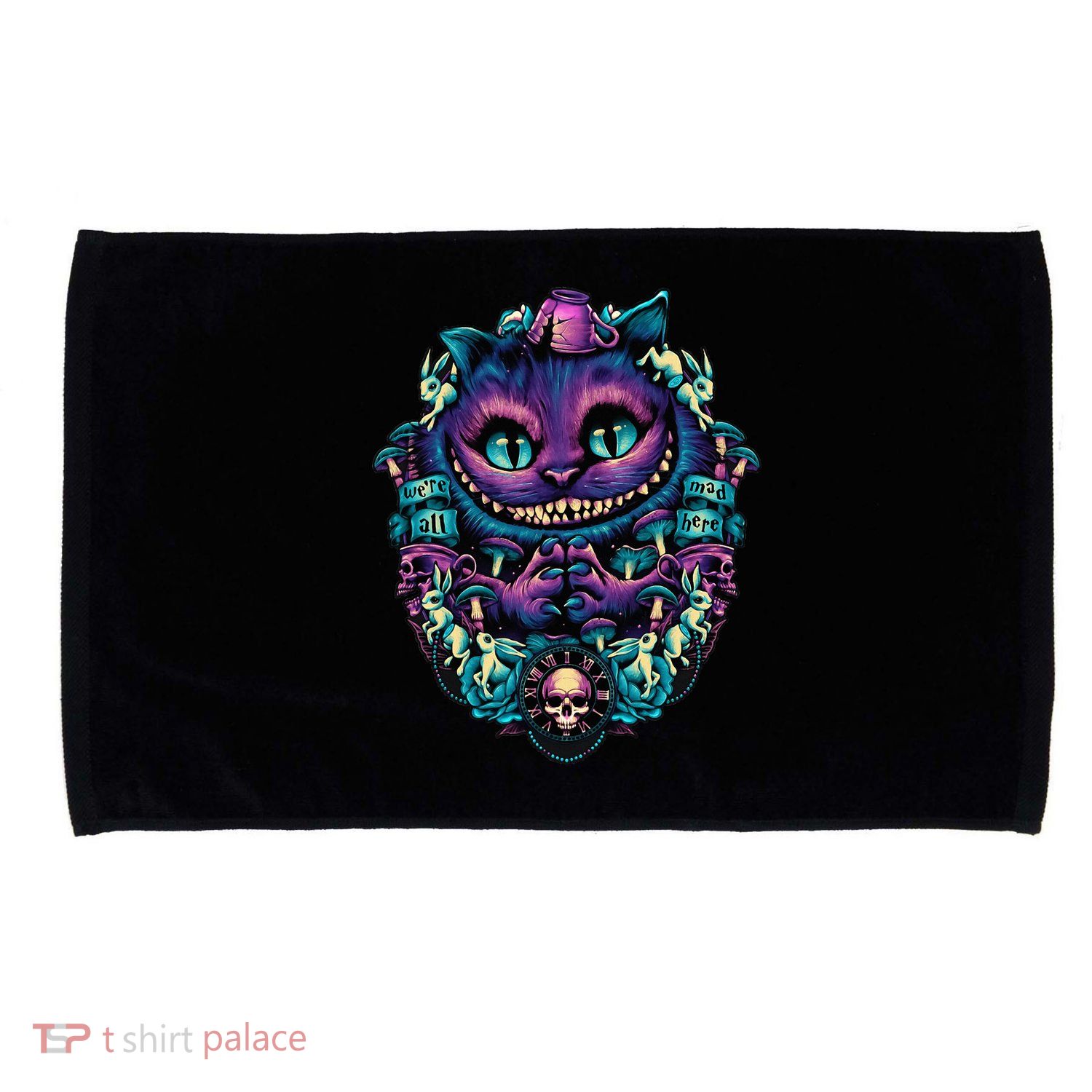 Cheshire Cat Alice In Wonderland Microfiber Hand Towel