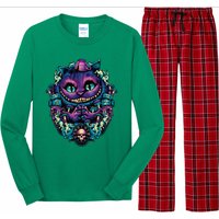 Cheshire Cat Alice In Wonderland Long Sleeve Pajama Set