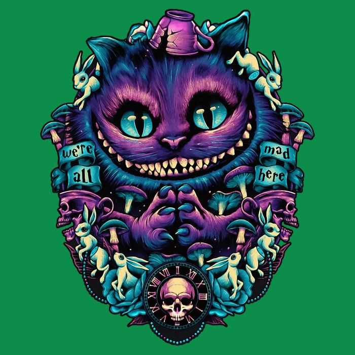 Cheshire Cat Alice In Wonderland Baby Bodysuit