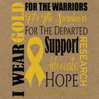 Childhood Cancer Awareness T Gold For A Child Fight Cotton Canvas Backpack