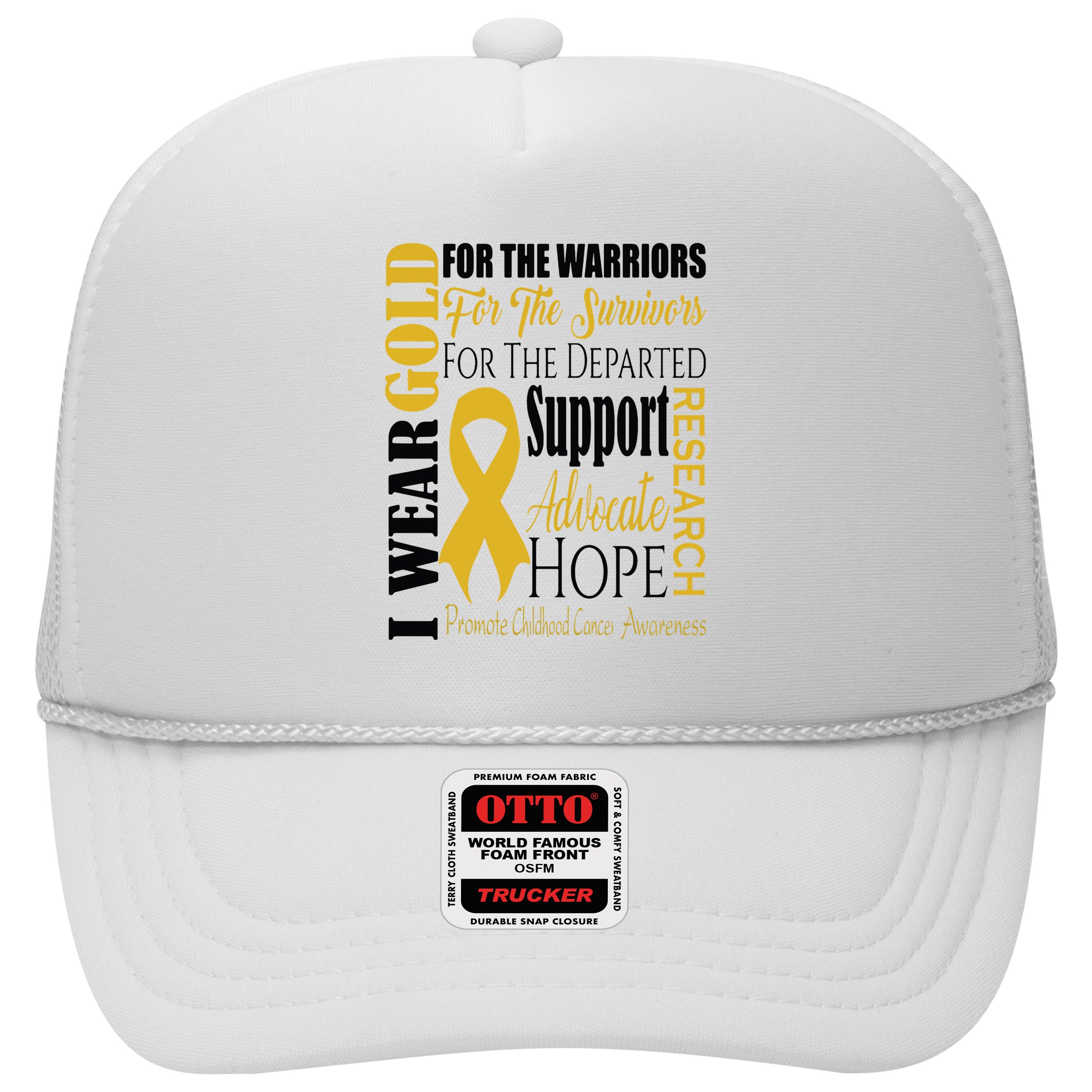Childhood Cancer Awareness T Gold For A Child Fight Hat