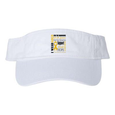 Childhood Cancer Awareness T Gold For A Child Fight Visor